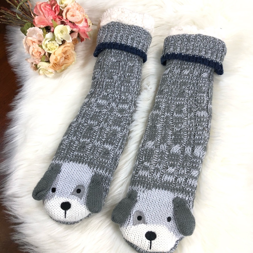 New Puppy Jane & Bleecker Long Slipper Socks